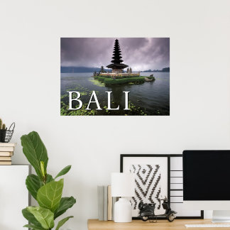 Poster Temple Ulun Danu | Bali, Indonésie
