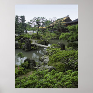 POSTER TEMPLE ZEN GINKAKU-JI