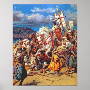 Poster Templer vs. Sarazenen