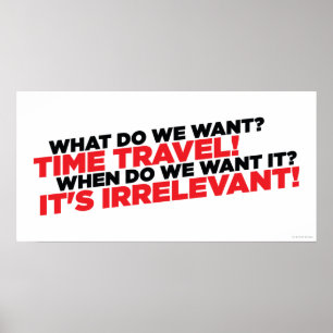 Poster Temps de déplacement