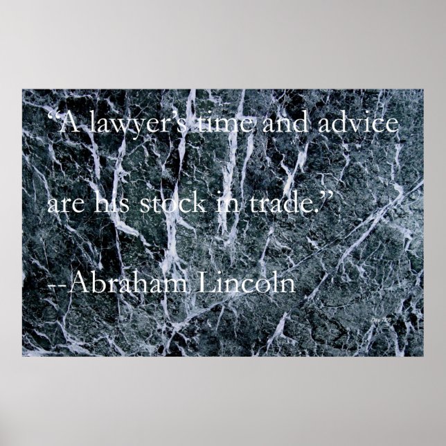 Poster Temps et conseils d'un avocat (Devant)