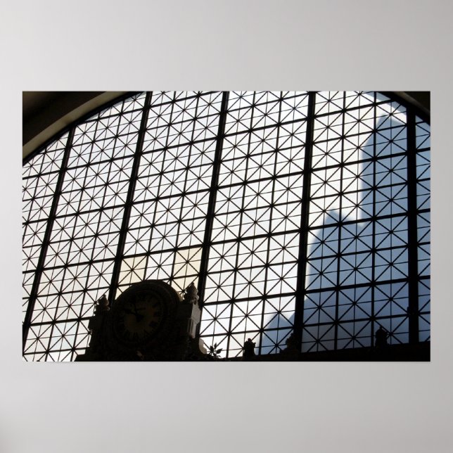 Poster Temps géométrique (Devant)