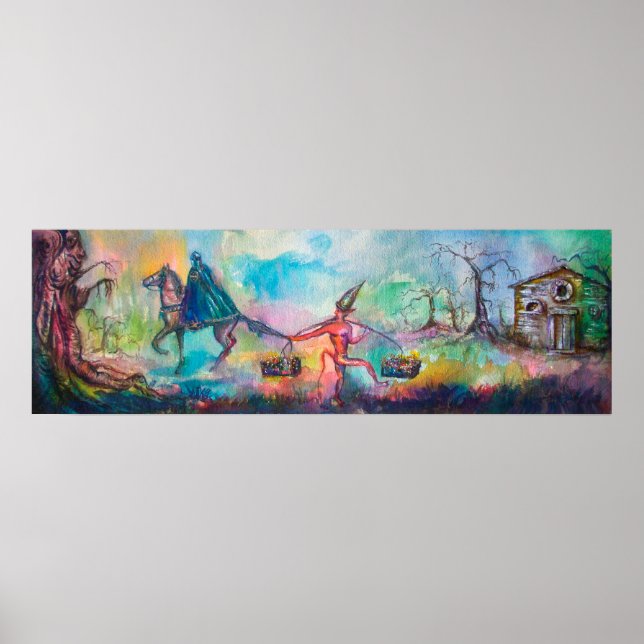 Poster TEMPTATION Chevalier foncé et le trésor du diable, (Devant)