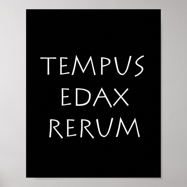 Poster Tempus edax rerum (Devant)