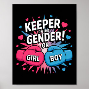 Poster Teneur De La Partie De La Déclaration De Sexe 3