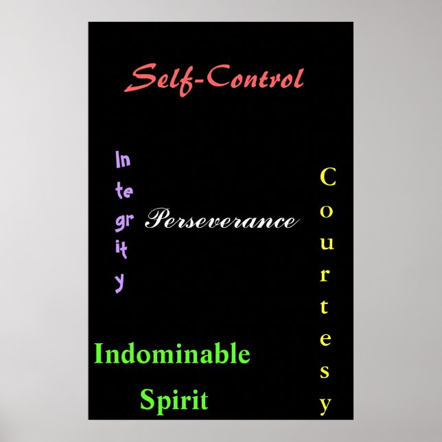 Poster Teneurs de ceinture noire (Devant)