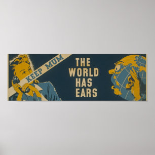 Poster Tenir la propagande de maman