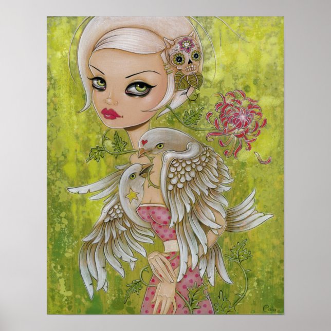 Poster Tenir l'impression de la mère (Devant)