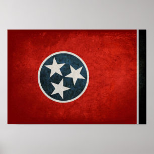Poster Tennessean Flag;