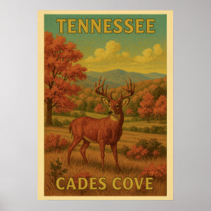 Poster Tennessee Cades Cove V01