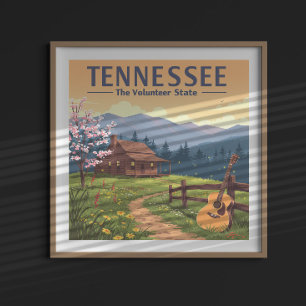 Poster Tennessee vintage