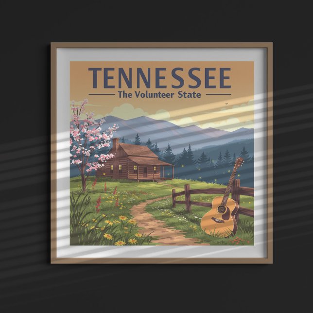 Poster Tennessee vintage (Créateur téléchargé)