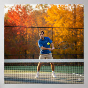 Poster Tennis d'automne