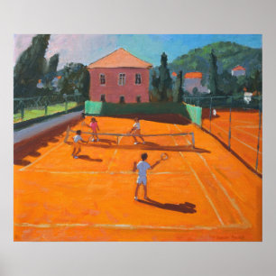 Poster Tennis de cour d'argile Lapad Croatie 2012