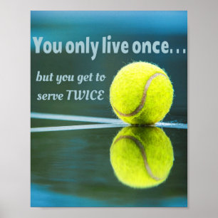 Poster Tennis en direct une fois sept deux fois, Tennis B