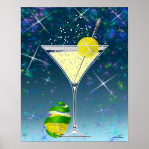 Poster Tennis Martini, tennis