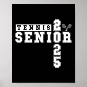 Poster Tennis Senior Night Tennis Senior 2025 Graduation
