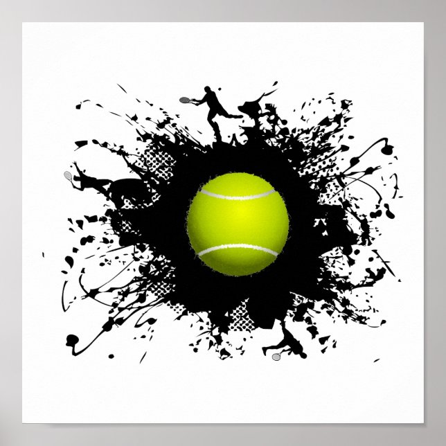 Poster Tennis Urban Style (Devant)