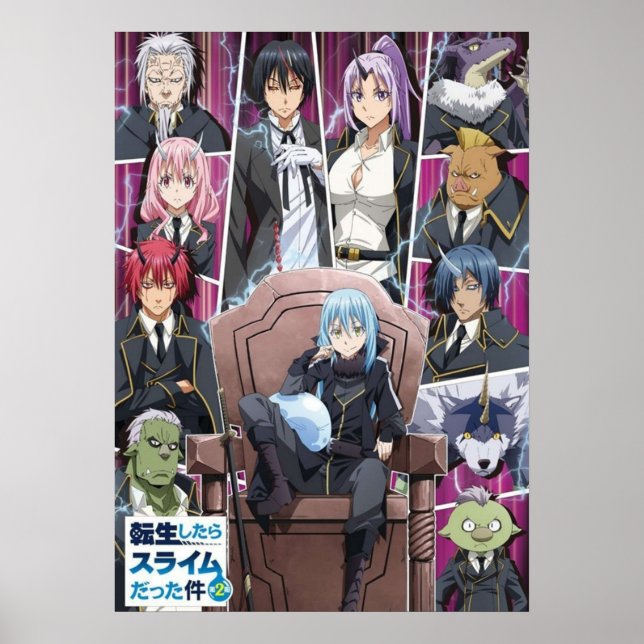 Poster Tensei Shitara Slime Datta Ken 2e saison (Devant)