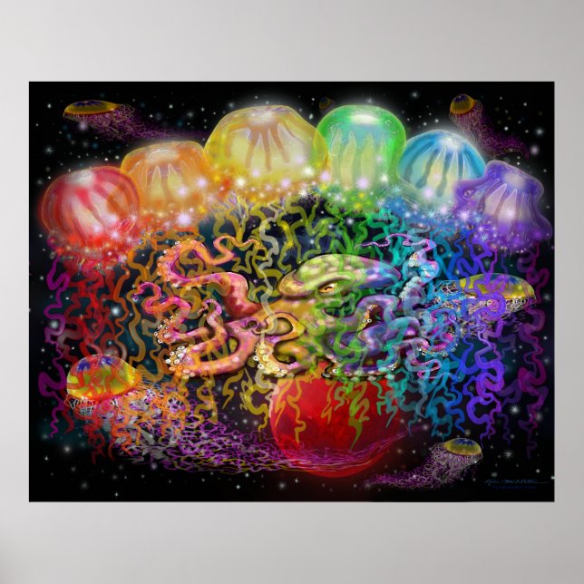 Poster Tentacles d'Imaginaire spatial (Devant)