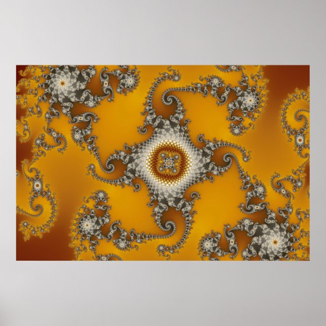 Poster Tentacles fractal (Devant)
