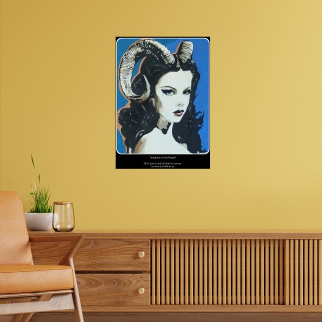 Poster 'Tentation dans la magie' Peinture sur une (Salon 2)