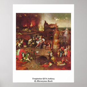 Poster Tentation De Saint Antoine Par Hieronymus Bosch