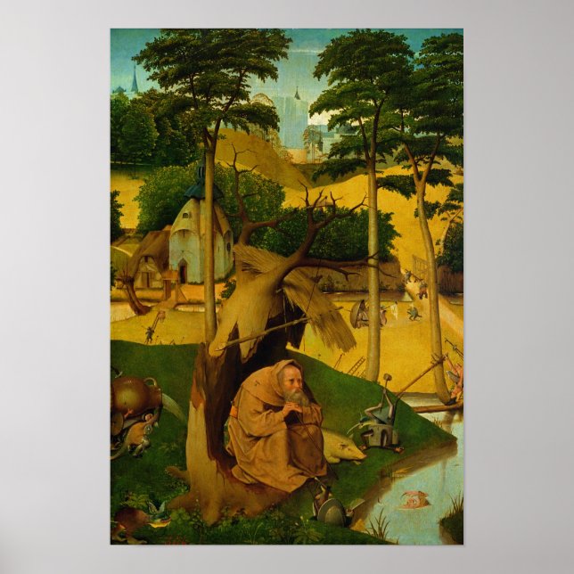 Poster Tentation de St. Anthony, 1490 (Devant)