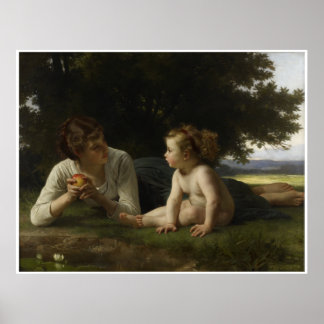 Poster Tentation William-Adolphe Bouguereau