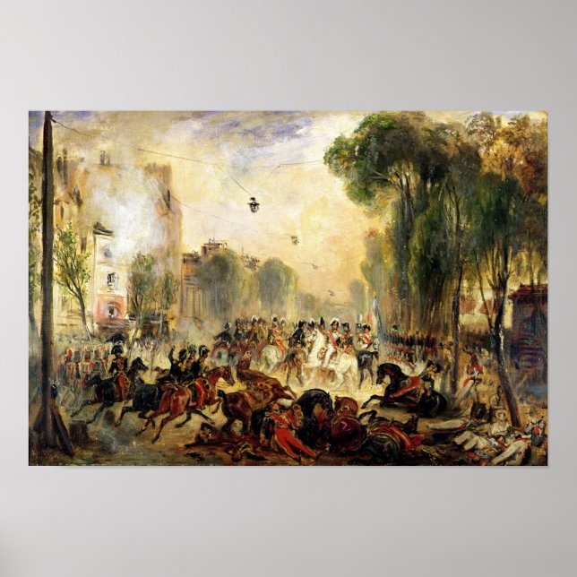 Poster Tentative d'assassinat contre le roi Louis-Philipp (Devant)