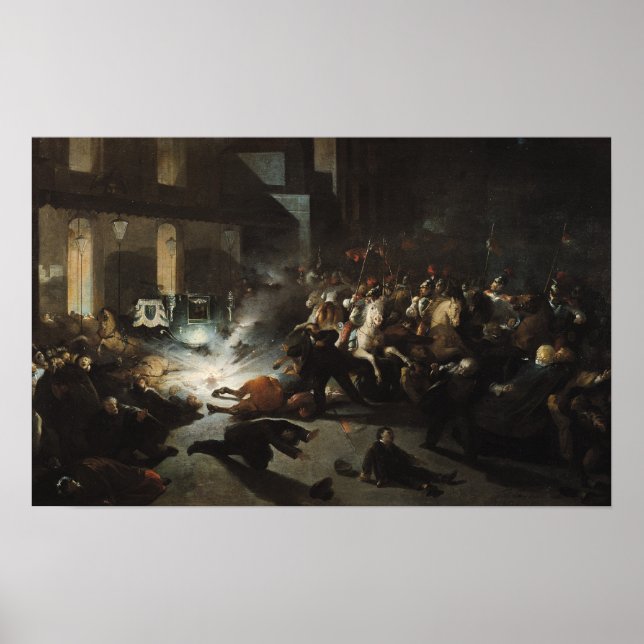 Poster Tentative d'assassinat de l'empereur Napoléon (Devant)