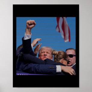 Poster Tentative d'initiation - Trump's Rally Pennsylvani