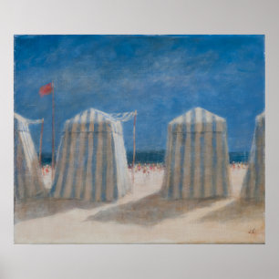 Poster Tentes la Bretagne 2012 de plage