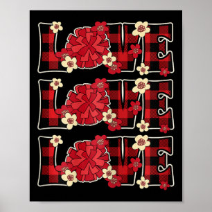 Poster Tenue de fan de cheerleading pour femmes et enfant
