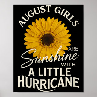 Poster Tenue de filles de douche féminine août Horoscope