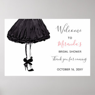 Poster Tenue de soirée à talons hauts pour enterrement de