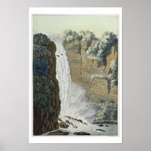 Poster Tequendama Waterfall on the Bogota river, Colombia