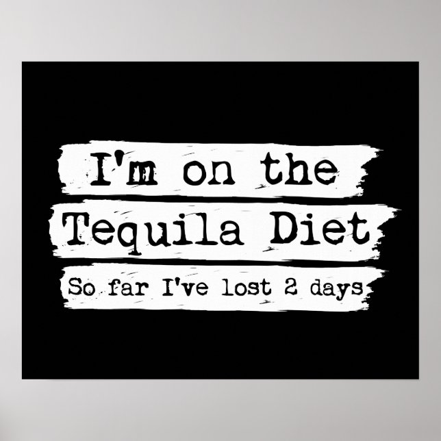 Poster Tequila Diet (Devant)