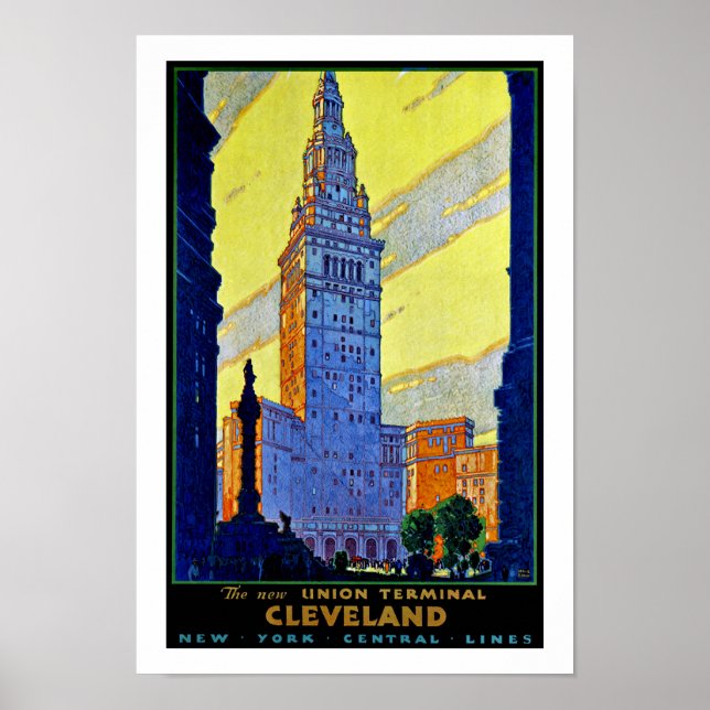 Poster Terminal Cleveland ~ Union (Devant)
