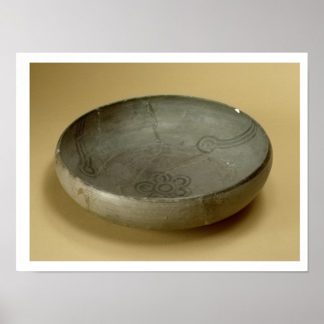 Poster Terracotta painted grey ware, Hastinapur 800-400 (Devant)