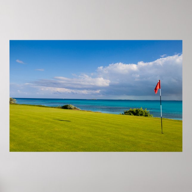 Poster Terrain de golf (Devant)