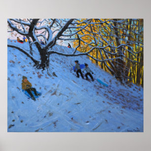 Poster Terrain de golf de Sledging Allestree