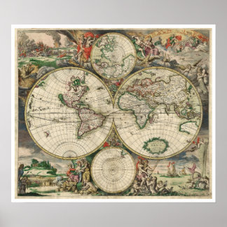 Poster Terrarum Orbis Tabula