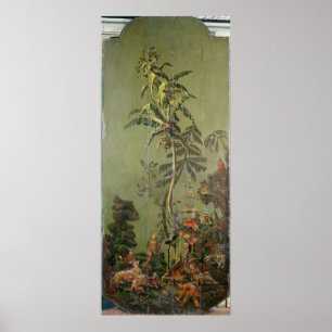 Poster Terre, à partir d'une série de panneaux dépeignant