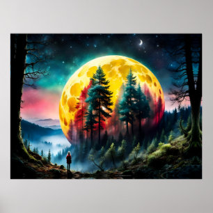 Poster Terre de la lune de mise en scène