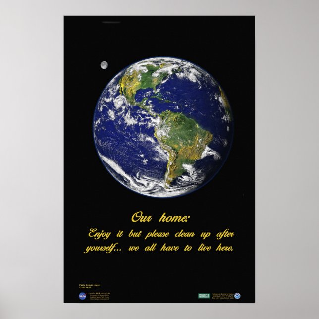 Poster Terre entière (Devant)