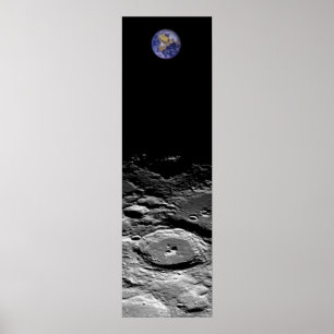 Poster Terre et Lune