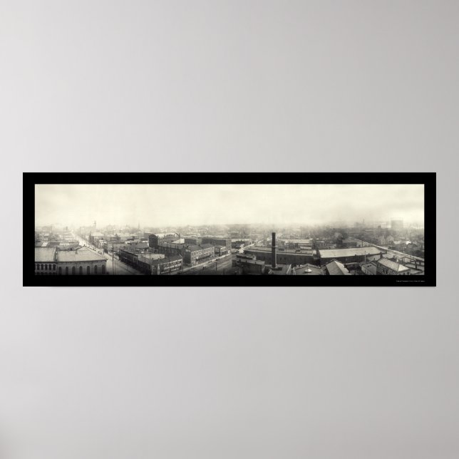Poster Terre Haute Indiana Photo 1913 (Devant)