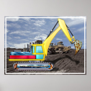 Poster Terre Moving Earth Mover