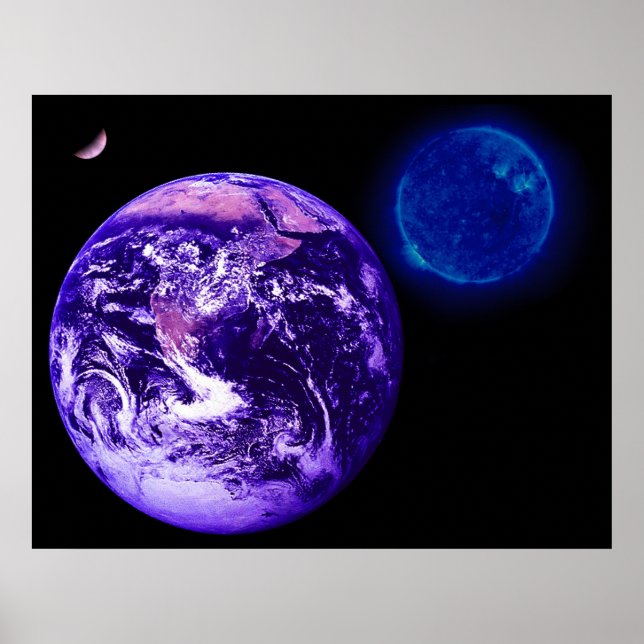 Poster Terre, Soleil, Vénus (Devant)